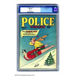 Police Comics #51 Rockford pedigree (Quality, 1946) CGC NM 9.4 Off-white pages. With the usual Ja...