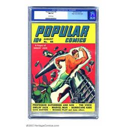 Popular Comics #66 Mile High pedigree (Dell, 1941) CGC NM 9.4 Off-white pages. A very cool, drama...