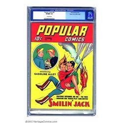 Popular Comics #67 Mile High pedigree (Dell, 1941) CGC VF/NM 9.0 Off-white pages. The newsstand-f...