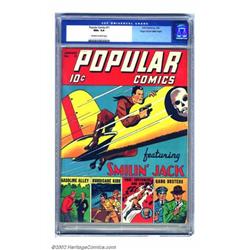 Popular Comics #71 Mile High pedigree (Dell, 1942) CGC NM+ 9.6 Off-white to white pages. A great...