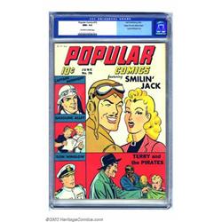 Popular Comics #76 Mile High pedigree (Dell, 1942) CGC NM+ 9.6 Off-white to white pages. This has...