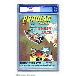 Popular Comics #80 Mile High pedigree (Dell, 1942) CGC NM 9.4 Off-white to white pages. The white...