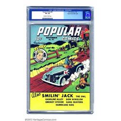 Popular Comics #81 Mile High pedigree (Dell, 1942) CGC VF+ 8.5 Off-white to white pages. Terry an...