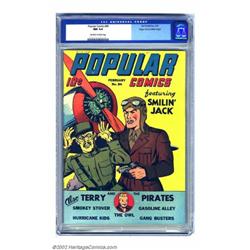 Popular Comics #84 Mile High pedigree (Dell, 1943) CGC NM 9.4 Off-white to white pages. Another p...