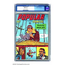 Popular Comics #97 Mile High pedigree (Dell, 1944) CGC FN/VF 7.0 Off-white to white pages. A corn...
