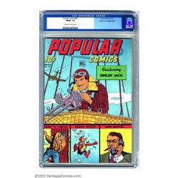 Popular Comics #97 Mile High pedigree (Dell, 1944) CGC FN/VF 7.0 Off-white to white pages. A corn...