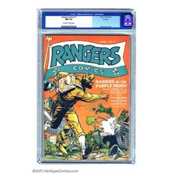 Rangers Comics #11 Rockford pedigree (Fiction House, 1943) CGC NM 9.4 Off-white to white pages. T...