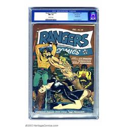 Rangers Comics #14 Pennsylvania pedigree (Fiction House, 1943) CGC NM- 9.2 Off-white pages. Wow!...