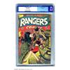 Image 1 : Rangers Comics #16 Rockford pedigree (Fiction House, 1944) CGC VF+ 8.5 Cream to off-white pages....