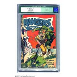 Rangers Comics #17 Pennsylvania pedigree (Fiction House, 1944) CGC Qualified NM+ 9.6 Off-white to...