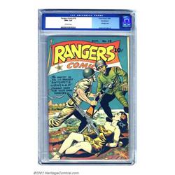 Rangers Comics #19 Pennsylvania pedigree (Fiction House, 1944) CGC NM+ 9.6 Off-white pages. The h...