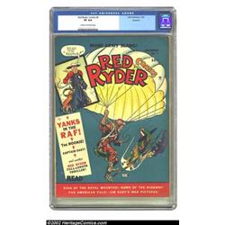 Red Ryder Comics #5 Rockford pedigree (Dell, 1941) CGC VF 8.0 Cream to off-white pages. A paratro...