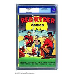 Red Ryder Comics #6 Mile High pedigree (Dell, 1942) CGC VF+ 8.5 White pages. Fred Harman tested j...