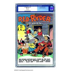 Red Ryder Comics #8 Mile High pedigree (Dell, 1942) CGC NM 9.4 Off-white pages. Lots of comic str...