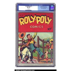 Roly Poly Comics #11 Mile High pedigree (Green Publishing Co., 1946) CGC NM- 9.2 White pages. Thi...