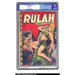 Rulah Jungle Goddess #19 (Fox Features Syndicate, 1948) CGC VF/NM 9.0 Off-white pages. This fanta...
