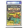 Image 1 : Shocking Mystery Cases #60 Circle 8 pedigree (Star Publications, 1954) CGC VF+ 8.5 Off-white page...