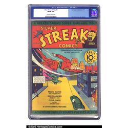 Silver Streak Comics #9 (Lev Gleason, 1941) CGC FN/VF 7.0 Off-white to white pages. This is one o...