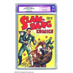 Slam-Bang Comics #1 (Fawcett, 1940) CGC Apparent NM- 9.2 Slight (P) Cream to off-white pages. Dia...