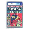Image 1 : Smash Comics #34 Mile High pedigree (Quality, 1942) CGC NM+ 9.6 White pages. CGC hasn't seen anot...