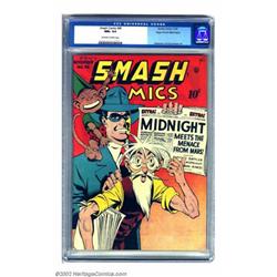 Smash Comics #48 Mile High pedigree (Quality, 1943) CGC NM+ 9.6 Off-white to white pages. With th...