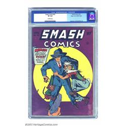 Smash Comics #52 Mile High pedigree (Quality, 1944) CGC VF 8.0 Off-white pages. But for some smud...