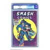 Image 1 : Smash Comics #52 Mile High pedigree (Quality, 1944) CGC VF 8.0 Off-white pages. But for some smud...