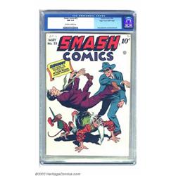 Smash Comics #53 Mile High pedigree (Quality, 1944) CGC NM 9.4 Off-white to white pages. With the...