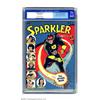 Image 1 : Sparkler Comics #1 Mile High pedigree (United Features Syndicate, 1940) CGC VF+ 8.5 Off-white to...
