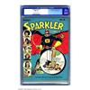 Image 1 : Sparkler Comics #6 Mile High pedigree (United Features Syndicate, 1942) CGC NM 9.4 Off-white to w...