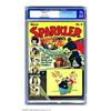 Image 1 : Sparkler Comics #8 Mile High pedigree (United Features Syndicate, 1942) CGC NM 9.4 Off-white to w...