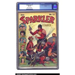 Sparkler Comics #11 Rockford pedigree (United Features Syndicate, 1942) CGC NM 9.4 Cream to off-w...