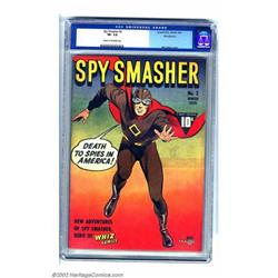 Spy Smasher #2 Pennsylvania pedigree (Fawcett, 1941) CGC VF- 7.5 Cream to off-white pages. This i...