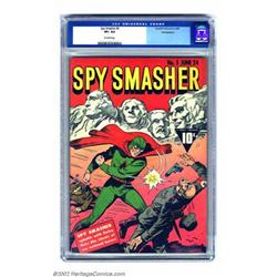 Spy Smasher #5 Pennsylvania pedigree (Fawcett, 1942) CGC VF+ 8.5 Off-white pages. This WWII-era F...