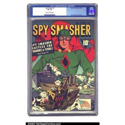 Spy Smasher #6 (Fawcett, 1942) CGC VF- 7.5 Cream to off-white pages. Presented here is another ni...