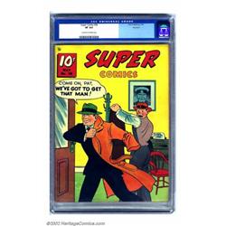 Super Comics #36 Rockford pedigree (Dell, 1941) CGC VF 8.0 Cream to off-white pages. This colorfu...