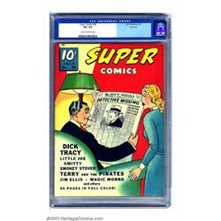 Super Comics #38 Rockford pedigree (Dell, 1941) CGC VF+ 8.5 Cream to off-white pages. Dick Tracy,...