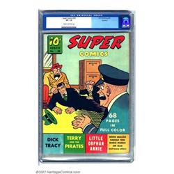 Super Comics #39 Rockford pedigree (Dell, 1941) CGC VF- 7.5 Cream to off-white pages. Great-looki...