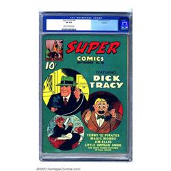 Super Comics #40 Rockford pedigree (Dell, 1941) CGC VF 8.0 Cream to off-white pages. Superb high-...