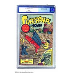 Supersnipe Comics Vol. 2, #10 Mile High pedigree (Street & Smith, 1945) CGC NM 9.4 White pages. W...