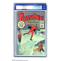 Supersnipe Comics Vol. 3, #1 Mile High pedigree (Street & Smith, 1946) CGC VF+ 8.5 Off-white to w...