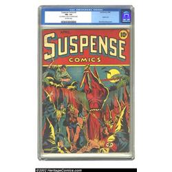 Suspense Comics #3 (Continental Magazines, 1944) CGC FN+ 6.5 Off-white pages. Few books inspire p...