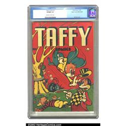 Taffy Comics #1 Mile High pedigree (Rural Home, 1945) CGC VF/NM 9.0 Off-white to white pages. Wha...