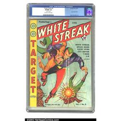 Target Comics #5 (Novelty Press, 1940) CGC VF/NM 9.0 Off-white to white pages. Some comics are co...