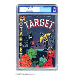 Target Comics #17 Rockford pedigree (Novelty Press, 1941) CGC FN- 5.5 Cream to off-white pages. B...