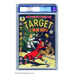 Target Comics #25 Rockford pedigree (Novelty Press, 1942) CGC FN 6.0 Cream to off-white pages. Th...