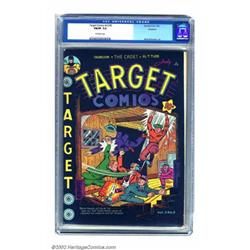 Target Comics #29 Rockford pedigree (Novelty Press, 1942) CGC FN/VF 7.0 Off-white pages. Al Fagal...