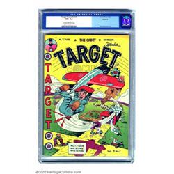Target Comics #31 Rockford pedigree (Novelty Press, 1942) CGC NM- 9.2 Cream to off-white pages. A...