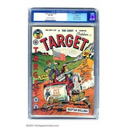 Target Comics #32 Rockford pedigree (Novelty Press, 1942) CGC VF 8.0 Cream to off-white pages. Co...