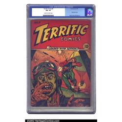 Terrific Comics #4 (Continental Magazines, 1944) CGC FN+ 6.5 Cream to off-white pages. Particular...